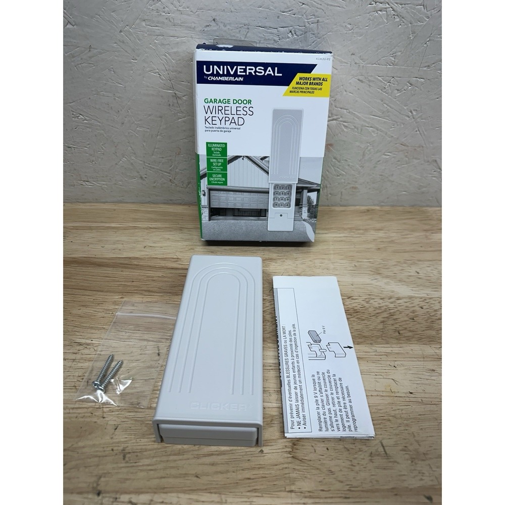 Chamberlain Universal Garage Door Wireless Keypad KLIK2U-P2